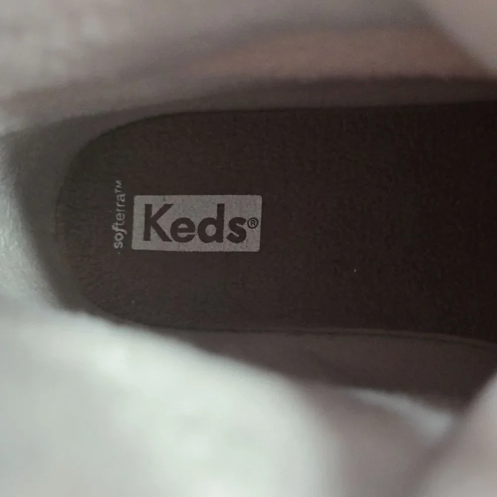 Keds Lace Up High Top Sneakers Tan Canvas Streetwear Casual Shoe Boots Size 7 - Picture 13 of 13